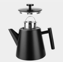 Castagnola Theepot Met Filter – Theekan – Theepot Dubbelwandig – Theepot Roestvrijstaal – Hoogwaardig RVS – 1 Liter – 5 Kopjes Thee – Zwart -Keuken Benodigdheden Winkel 1200x1195 38