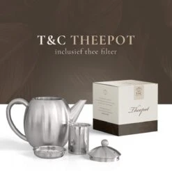 T&C Theepot Met Filter En Dubbelwandig - 1,2L - Matte Grijs 16 T&C Theepot Met Filter En Dubbelwandig - 1,2L - Matte Grijs -Keuken Benodigdheden Winkel 1200x1197 28