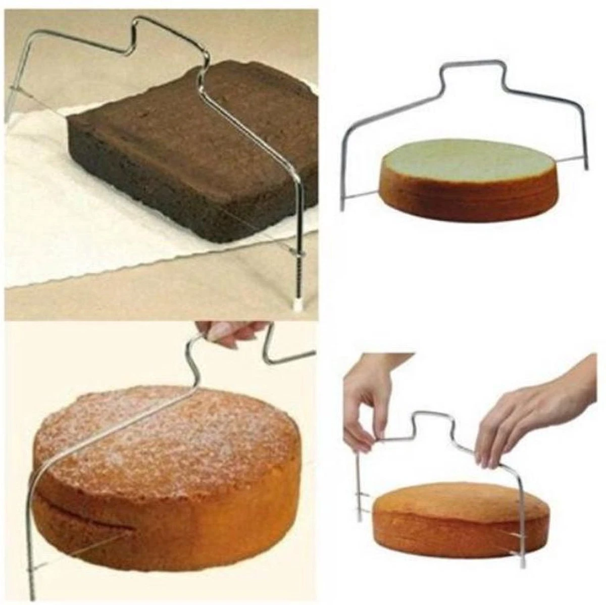 LOUZIR Professionele Taartsnijder - RVS - Taart Zaag - Cake Snijder 10 LOUZIR Professionele Taartsnijder - RVS - Taart Zaag - Cake Snijder - Afbeelding 9