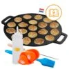 CuisiNoon® Poffertjespan Premium - Complete Poffertjesmaker Set - Inclusief Bakboek 2 CuisiNoon® Poffertjespan Premium - Complete Poffertjesmaker Set - Inclusief Bakboek -Keuken Benodigdheden Winkel 1200x1200 1053