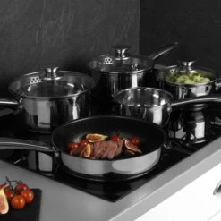 Russell Hobbs Pannenset - Vaatwasserbestendig - 5-delige Set - Alle Warmtebronnen Ook Inductie - Steelpannen Met Deksel En Schenktuit 7 Russell Hobbs Pannenset - Vaatwasserbestendig - 5-delige Set - Alle Warmtebronnen Ook Inductie - Steelpannen Met Deksel En Schenktuit -Keuken Benodigdheden Winkel 1200x1200 1160