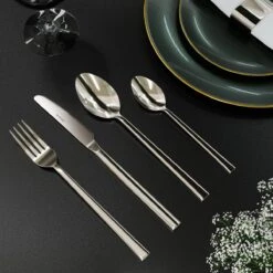Nevana Bestekset - 24 Delig - 18/10 Edelstaal - Bestek - Lepels, Messen, Vorken -Keuken Benodigdheden Winkel 1200x1200 140