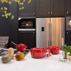 Sola Braadpan Gietijzer - Ø 20 Cm - Oranje/Rood - Gietijzer - Extra Zware Bodem 8 Sola Braadpan Gietijzer - Ø 20 Cm - Oranje/Rood - Gietijzer - Extra Zware Bodem -Keuken Benodigdheden Winkel 1200x1200 1409