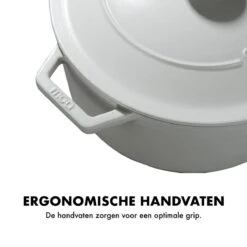 MOA Gietijzeren Braadpan - Inhoud 5,7 Liter - 26CM - Rond - Alle Warmtebronnen - Ook Voor Inductie - Gewicht 5,8 Kg - Wit - C26W 11 MOA Gietijzeren Braadpan - Inhoud 5,7 Liter - 26CM - Rond - Alle Warmtebronnen - Ook Voor Inductie - Gewicht 5,8 Kg - Wit - C26W -Keuken Benodigdheden Winkel 1200x1200 1428