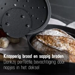 Gietijzeren Braadpan - Sudderpan Zwart Van Daumonet - Ovaal - Ø 29 Cm - 3 Liter - 100% PFAS & PFOA Vrij - Emaille - Geschikt Voor Alle Warmtebronnen - Elektrisch - Gas - Halogeen - Inductie - Keramisch - Vaatwasserbestendig 16 Gietijzeren Braadpan - Sudderpan Zwart Van Daumonet - Ovaal - Ø 29 Cm - 3 Liter - 100% PFAS & PFOA Vrij - Emaille - Geschikt Voor Alle Warmtebronnen - Elektrisch - Gas - Halogeen - Inductie - Keramisch - Vaatwasserbestendig -Keuken Benodigdheden Winkel 1200x1200 1465