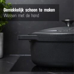 Gietijzeren Braadpan - Sudderpan Zwart Van Daumonet - Ovaal - Ø 29 Cm - 3 Liter - 100% PFAS & PFOA Vrij - Emaille - Geschikt Voor Alle Warmtebronnen - Elektrisch - Gas - Halogeen - Inductie - Keramisch - Vaatwasserbestendig 18 Gietijzeren Braadpan - Sudderpan Zwart Van Daumonet - Ovaal - Ø 29 Cm - 3 Liter - 100% PFAS & PFOA Vrij - Emaille - Geschikt Voor Alle Warmtebronnen - Elektrisch - Gas - Halogeen - Inductie - Keramisch - Vaatwasserbestendig -Keuken Benodigdheden Winkel 1200x1200 1467