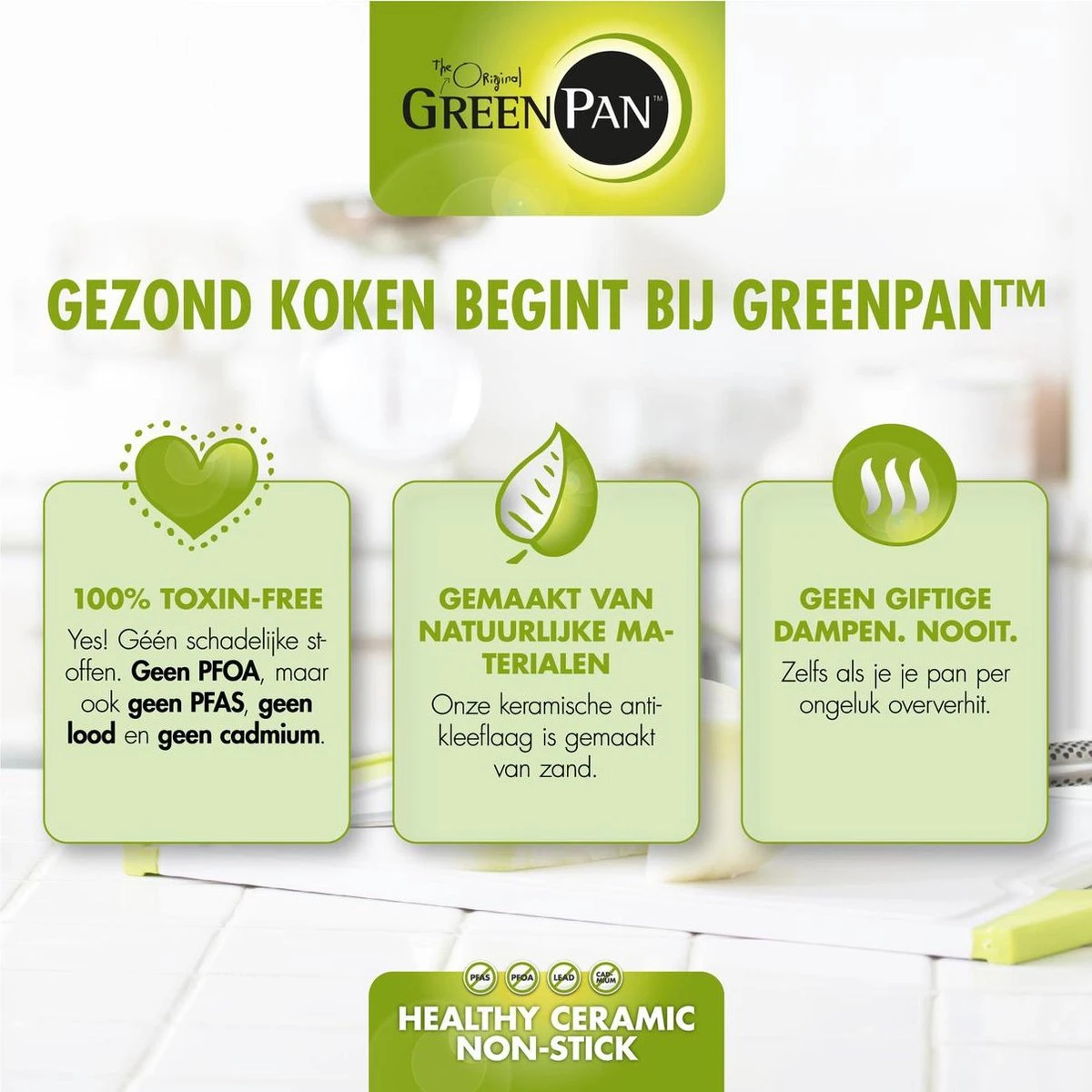 GreenPan Memphis Hapjespan 28cm - Zwart - Inductie - PFAS-vrij 22 GreenPan Memphis Hapjespan 28cm - Zwart - Inductie - PFAS-vrij - Afbeelding 20