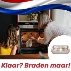 YUGN Braadslede Ovenschaal Braadslee Oven - Braadslede Met Rooster Voor Ovengerechten - Roestvrijstaal En 40x30x7CM - Cadeau Tip -Keuken Benodigdheden Winkel 1200x1200 1762