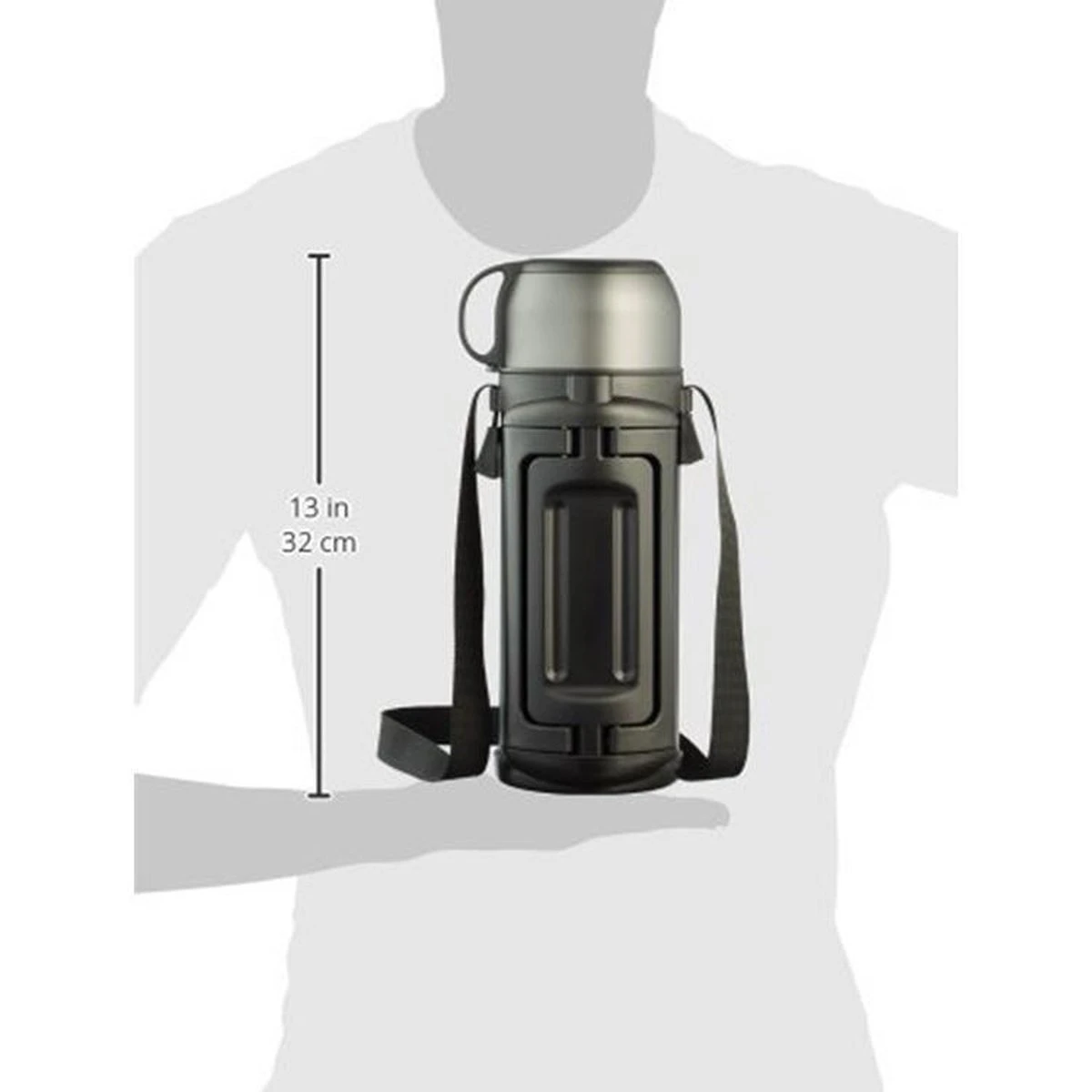 Lock&Lock Thermoskan - Isoleerkan - Thee En Koffie - Lekvrij - 1,5 Liter - RVS - Inklapbaar Handvat - Zwart 7 Lock&Lock Thermoskan - Isoleerkan - Thee En Koffie - Lekvrij - 1,5 Liter - RVS - Inklapbaar Handvat - Zwart - Afbeelding 5
