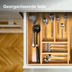 Grote Bestekbak Bamboe 81x47CM - Coninx Besteklade - Opbergbak - Duurzaam - Bamboe - Voor Laden Vanaf 47cm Diep -Keuken Benodigdheden Winkel 1200x1200 198