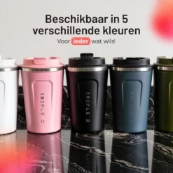 Triple J® Koffiebeker To Go - Thermosbeker - BPA & Lekvrij - 380ml - Groen 20 Triple J® Koffiebeker To Go - Thermosbeker - BPA & Lekvrij - 380ml - Groen -Keuken Benodigdheden Winkel 1200x1200 2136