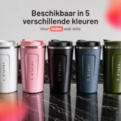 Triple J® Koffiebeker To Go - Thermosbeker - BPA & Lekvrij - 510ml - Blauw 16 Triple J® Koffiebeker To Go - Thermosbeker - BPA & Lekvrij - 510ml - Blauw -Keuken Benodigdheden Winkel 1200x1200 2146
