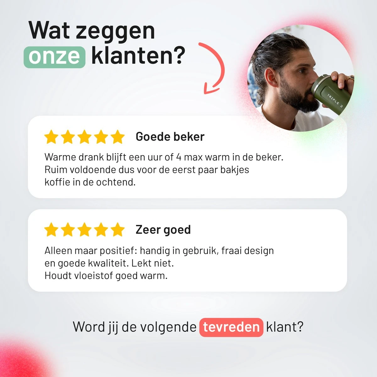 Triple J® Koffiebeker To Go - Thermosbeker - BPA & Lekvrij - 380ml - Zwart 9 Triple J® Koffiebeker To Go - Thermosbeker - BPA & Lekvrij - 380ml - Zwart - Afbeelding 7