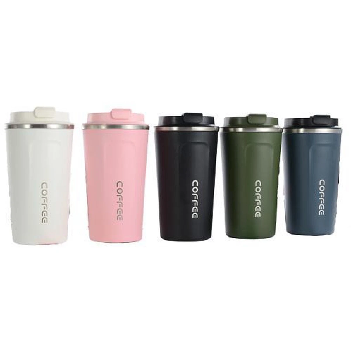 Koffiebeker To Go | Lekvrije Thermosbeker | Thermosfles | RVS Reisbeker | Dubbelwandige Travel Mug | 380 Ml | Zwart 7 Koffiebeker To Go | Lekvrije Thermosbeker | Thermosfles | RVS Reisbeker | Dubbelwandige Travel Mug | 380 Ml | Zwart - Afbeelding 5