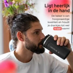 Triple J® Koffiebeker To Go - Thermosbeker - BPA & Lekvrij - 510ml - Zwart 13 Triple J® Koffiebeker To Go - Thermosbeker - BPA & Lekvrij - 510ml - Zwart -Keuken Benodigdheden Winkel 1200x1200 2229