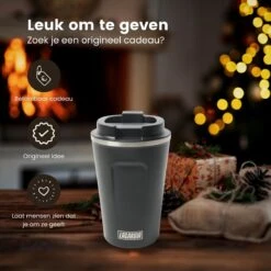 LaCardia Koffiebeker To Go Premium Zwart – Thermosbeker – Theebeker – 380ML – Herbruikbaar 16 LaCardia Koffiebeker To Go Premium Zwart – Thermosbeker – Theebeker – 380ML – Herbruikbaar -Keuken Benodigdheden Winkel 1200x1200 2252