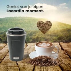 LaCardia Koffiebeker To Go Premium Zwart – Thermosbeker – Theebeker – 380ML – Herbruikbaar 19 LaCardia Koffiebeker To Go Premium Zwart – Thermosbeker – Theebeker – 380ML – Herbruikbaar -Keuken Benodigdheden Winkel 1200x1200 2253