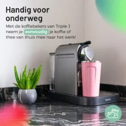 Triple J® Koffiebeker To Go - Thermosbeker - BPA & Lekvrij - 510ml - Roze 16 Triple J® Koffiebeker To Go - Thermosbeker - BPA & Lekvrij - 510ml - Roze -Keuken Benodigdheden Winkel 1200x1200 2272