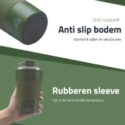 GOAT Outdoor RVS Koffiebeker To Go - Thermosbeker - Theebeker - Reisbeker - Lekvrij - 380ml - Groen 12 GOAT Outdoor RVS Koffiebeker To Go - Thermosbeker - Theebeker - Reisbeker - Lekvrij - 380ml - Groen -Keuken Benodigdheden Winkel 1200x1200 2282
