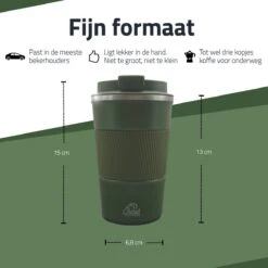 GOAT Outdoor RVS Koffiebeker To Go - Thermosbeker - Theebeker - Reisbeker - Lekvrij - 380ml - Groen 13 GOAT Outdoor RVS Koffiebeker To Go - Thermosbeker - Theebeker - Reisbeker - Lekvrij - 380ml - Groen -Keuken Benodigdheden Winkel 1200x1200 2283