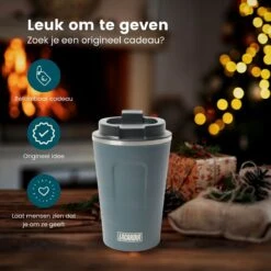 LaCardia Koffiebeker To Go Premium Blauw – Thermosbeker – Theebeker – 380ML – Herbruikbaar 16 LaCardia Koffiebeker To Go Premium Blauw – Thermosbeker – Theebeker – 380ML – Herbruikbaar -Keuken Benodigdheden Winkel 1200x1200 2342