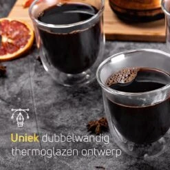 Dubbelwandige ESPRESSO Glazen Van Borosilicaat - Warme En Koude Dranken Kopjes - 70 ML - Set Van 6 19 Dubbelwandige ESPRESSO Glazen Van Borosilicaat - Warme En Koude Dranken Kopjes - 70 ML - Set Van 6 -Keuken Benodigdheden Winkel 1200x1200 2445
