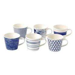 Royal Doulton Pacific - 6x Mok / Beker - Porselein - Wit / Blauw - 450 Ml - Set Van 6 Mokken 17 Royal Doulton Pacific - 6x Mok / Beker - Porselein - Wit / Blauw - 450 Ml - Set Van 6 Mokken -Keuken Benodigdheden Winkel 1200x1200 2466
