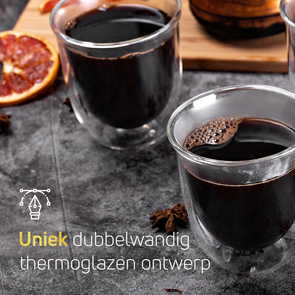 Dubbelwandige ESPRESSO Glazen Van Borosilicaat - Warme En Koude Dranken Kopjes - 70 ML - Set Van 4 12 Dubbelwandige ESPRESSO Glazen Van Borosilicaat - Warme En Koude Dranken Kopjes - 70 ML - Set Van 4 - Afbeelding 10