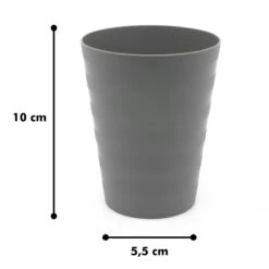In Round Herbruikbare Plastic Drink Bekers – 10 Stuks – Grijs 13 In Round Herbruikbare Plastic Drink Bekers – 10 Stuks – Grijs -Keuken Benodigdheden Winkel 1200x1200 2529