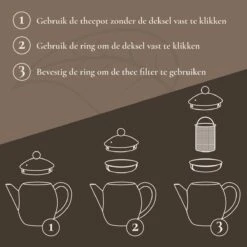 T&C Theepot Met Filter En Dubbelwandig - 1,2L - Matte Grijs 12 T&C Theepot Met Filter En Dubbelwandig - 1,2L - Matte Grijs -Keuken Benodigdheden Winkel 1200x1200 2618