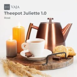 Vaja® Theepot Juliette Rosé Dubbelwandig 21 Vaja® Theepot Juliette Rosé Dubbelwandig -Keuken Benodigdheden Winkel 1200x1200 2656