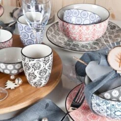 Cosy&Trendy Delirio Dinerbord - Ø 23.5 Cm - Set-6 -Keuken Benodigdheden Winkel 1200x1200 2699