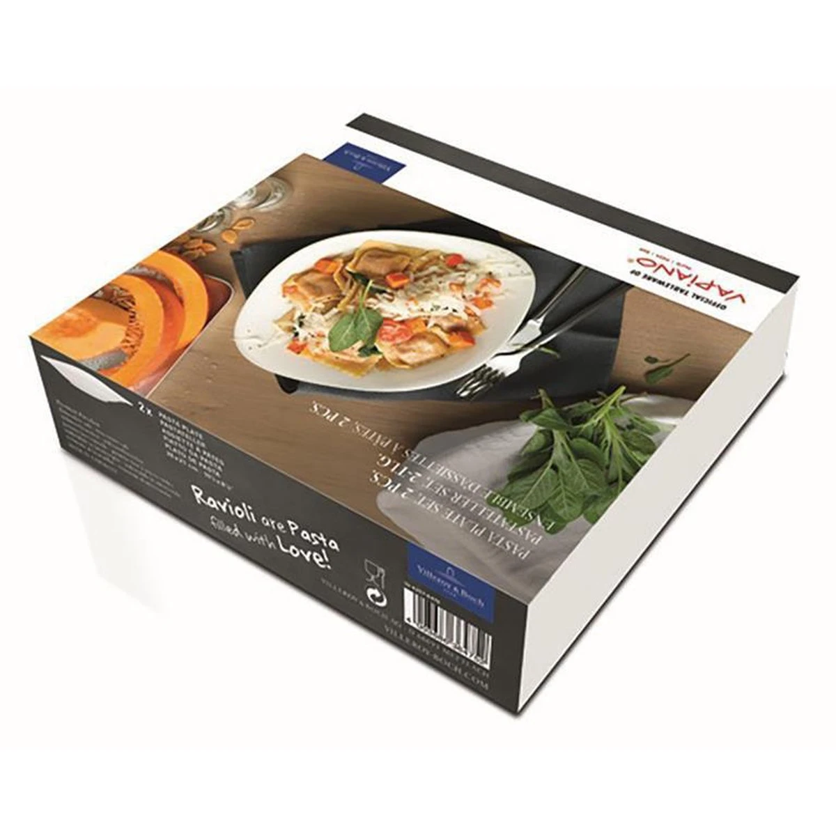 Villeroy & Boch Vapiano Set Pastaborden - 2 Delig - Wit 6 Villeroy & Boch Vapiano Set Pastaborden - 2 Delig - Wit - Afbeelding 4