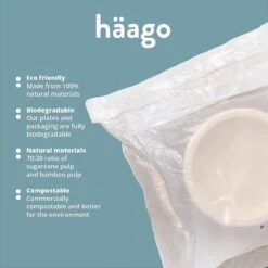 Haago 100 Biologisch Afbreekbare Ronde Borden Set Van Suikerriet, Large (26cm) En Small (18cm) - Milieuvriendelijk En Composteerbaar 15 Haago 100 Biologisch Afbreekbare Ronde Borden Set Van Suikerriet, Large (26cm) En Small (18cm) - Milieuvriendelijk En Composteerbaar -Keuken Benodigdheden Winkel 1200x1200 2743