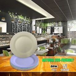 Onbreekbare Borden Van 25 Cm, 6-delige Set, Herbruikbare Platte Borden Met Luffas-afwasborstels, Eetborden, Kunststof, Licht Voor Feestjes, Kamperen, BBQ/pizza, Magnetronbestendig, Vaatwasmachinebestendig, BPA-vrij (veelkleurig) 11 Onbreekbare Borden Van 25 Cm, 6-delige Set, Herbruikbare Platte Borden Met Luffas-afwasborstels, Eetborden, Kunststof, Licht Voor Feestjes, Kamperen, BBQ/pizza, Magnetronbestendig, Vaatwasmachinebestendig, BPA-vrij (veelkleurig) -Keuken Benodigdheden Winkel 1200x1200 2753