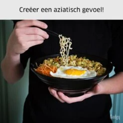Gadgy Noodle Kom Set - 2 Kommen, 2 Paar Eetstokjes En 2 Lepels - Noodle Bowl - Japans Servies -Keuken Benodigdheden Winkel 1200x1200 2819