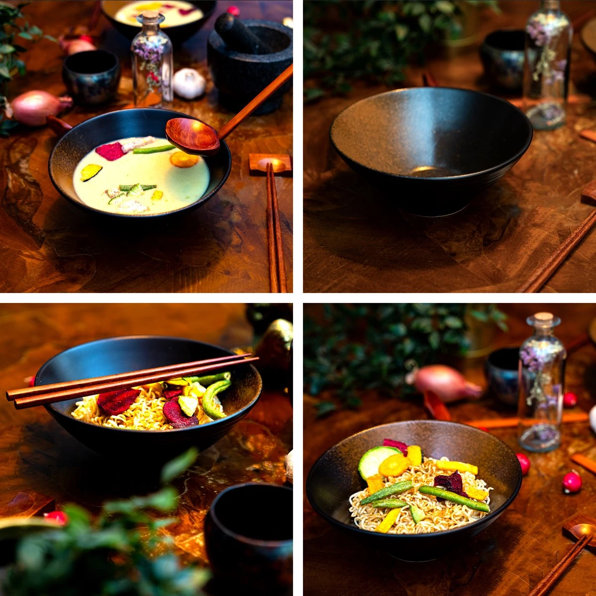 Greenwill Noodle Kom Set – Luxe Japans Servies Voor 2 Personen – Duurzame Keramieke Soepkommen – Inclusief Chopsticks Eetlepels En Houders 11 Greenwill Noodle Kom Set – Luxe Japans Servies Voor 2 Personen – Duurzame Keramieke Soepkommen – Inclusief Chopsticks Eetlepels En Houders - Afbeelding 9