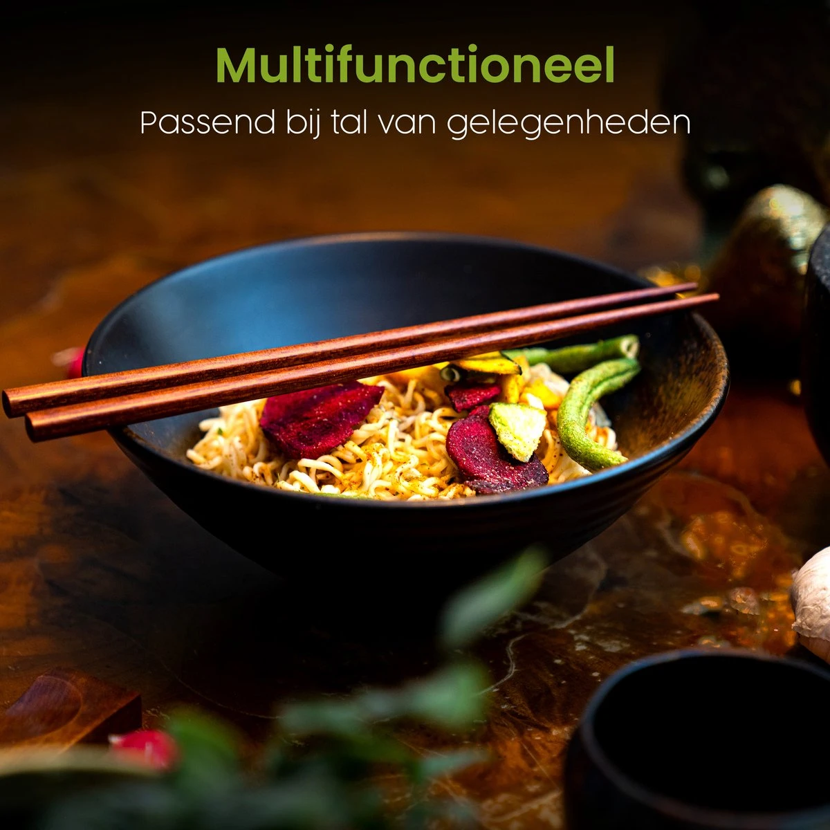 Greenwill Noodle Kom Set – Luxe Japans Servies Voor 2 Personen – Duurzame Keramieke Soepkommen – Inclusief Chopsticks Eetlepels En Houders 14 Greenwill Noodle Kom Set – Luxe Japans Servies Voor 2 Personen – Duurzame Keramieke Soepkommen – Inclusief Chopsticks Eetlepels En Houders - Afbeelding 12
