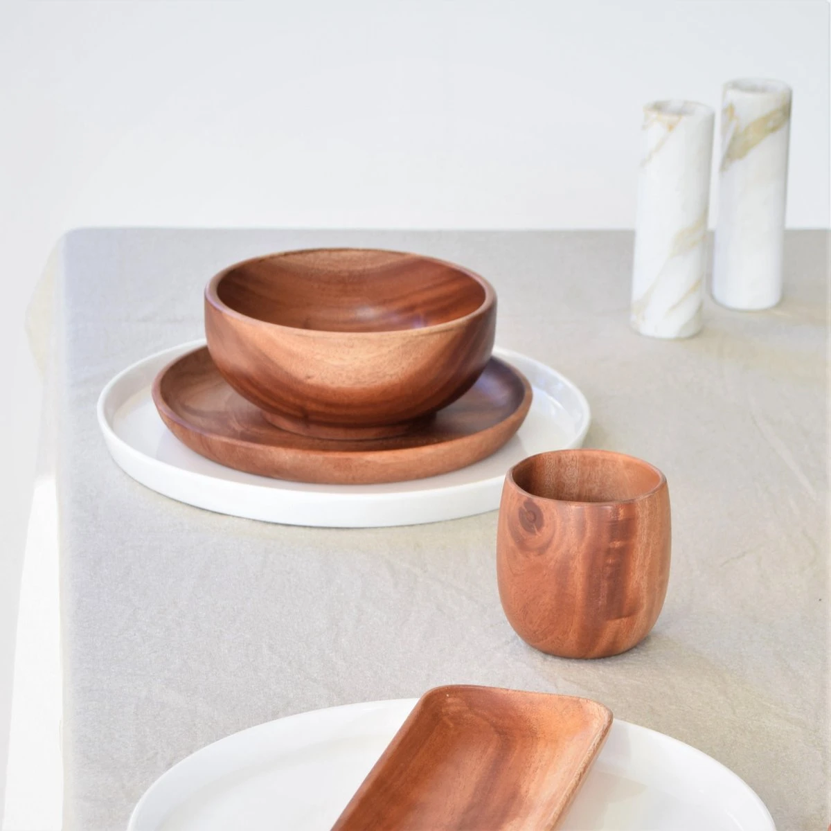 Khaya - Houten Kom Ø15 Cm - Voor Ontbijt, Soep & Matcha Thee - Duurzaam - Vegan 17 Khaya - Houten Kom Ø15 Cm - Voor Ontbijt, Soep & Matcha Thee - Duurzaam - Vegan - Afbeelding 15