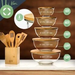 Klarstein Glazen Serveerschaal Met Bamboe Deksel - Afwasmachinebestendig - Veelzijdig Inzetbaar 14 Klarstein Glazen Serveerschaal Met Bamboe Deksel - Afwasmachinebestendig - Veelzijdig Inzetbaar -Keuken Benodigdheden Winkel 1200x1200 2899