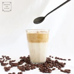 House Of Husk Latte Macchiato Lepels Set - Lange Theelepels - Koffielepels - Longdrinklepels - Sorbetlepels - Barlepel - RVS - 6 Stuks - 20CM - Zwart -Keuken Benodigdheden Winkel 1200x1200 314