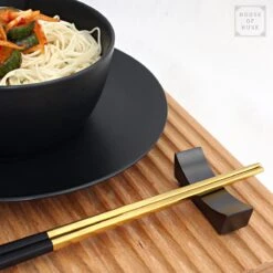 House Of Husk Chopsticks Set - Koreaanse Eetstokjes - Vaatwasserbestendig - RVS - 5 Paar - Duo Tone - Zwart Goud 12 House Of Husk Chopsticks Set - Koreaanse Eetstokjes - Vaatwasserbestendig - RVS - 5 Paar - Duo Tone - Zwart Goud -Keuken Benodigdheden Winkel 1200x1200 378