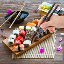 Merkloos 5 Stuks Handige Eetstokjes Houder - Sushi Servies - Herbruikbare Stokjes - Duurzaam - Chopstick Trainers Hulpstuk - Zwart Chopsticks Helper Kinderen 9 Merkloos 5 Stuks Handige Eetstokjes Houder - Sushi Servies - Herbruikbare Stokjes - Duurzaam - Chopstick Trainers Hulpstuk - Zwart Chopsticks Helper Kinderen -Keuken Benodigdheden Winkel 1200x1200 382