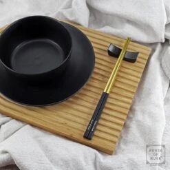 House Of Husk Eetstokjes Houder Set - Chopstick Holder - Zwart - Sushi Servies - RVS - 5 Stuks -Keuken Benodigdheden Winkel 1200x1200 395
