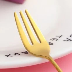 Gebaksvorkjes Donut Set Van 4 Taartvorkjes - Goud 10 Gebaksvorkjes Donut Set Van 4 Taartvorkjes - Goud -Keuken Benodigdheden Winkel 1200x1200 408