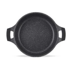 Royalty Line - Marble Soep/braadpan - Met Glazen Deksel Zwart - 24 CM. RL-BS24ML -Keuken Benodigdheden Winkel 1200x1200 489