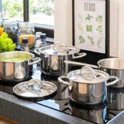 Sola Pannenset Blizz - 4 Delig - Ø Cm - Zilver - RVS - Sandwichbodem -Keuken Benodigdheden Winkel 1200x1200 611