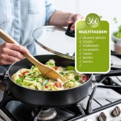 GreenPan Memphis Koekenpan 28cm - Zwart - Inductie - PFAS-vrij 23 GreenPan Memphis Koekenpan 28cm - Zwart - Inductie - PFAS-vrij -Keuken Benodigdheden Winkel 1200x1200 877