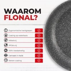 Flonal Pietra Lavica - Koekenpan - Ø 26cm - 100% PFOA Vrij - Aluminium - Ergonomische Handgreep - Geschikt Voor Alle Warmtebronnen 22 Flonal Pietra Lavica - Koekenpan - Ø 26cm - 100% PFOA Vrij - Aluminium - Ergonomische Handgreep - Geschikt Voor Alle Warmtebronnen -Keuken Benodigdheden Winkel 1200x1200 904