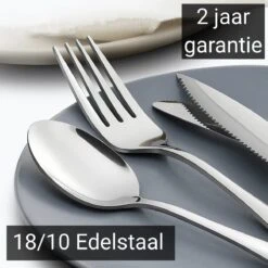Perow 8 Persoons Bestekset - 48 Delig - 18/10 Edelstaal - Lepels, Messen, Vorken & Steakmessen - Vaatwasser Bestendig - Zilver 11 Perow 8 Persoons Bestekset - 48 Delig - 18/10 Edelstaal - Lepels, Messen, Vorken & Steakmessen - Vaatwasser Bestendig - Zilver -Keuken Benodigdheden Winkel 1200x1200 98